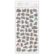 Mamemame Animal Stickers - Black Cat by Mind Wave | Papertail Fox