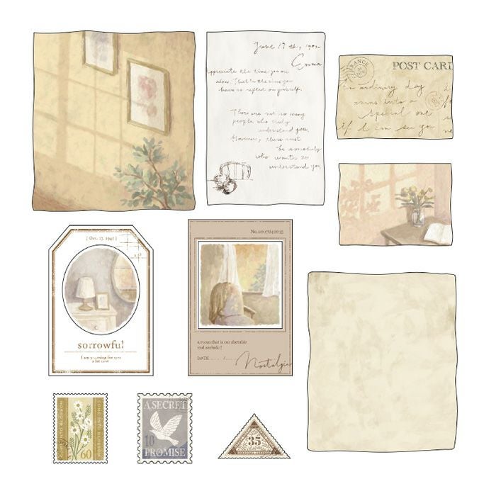 Landscape Flake Stickers - Twilight by Mind Wave | Papertail Fox