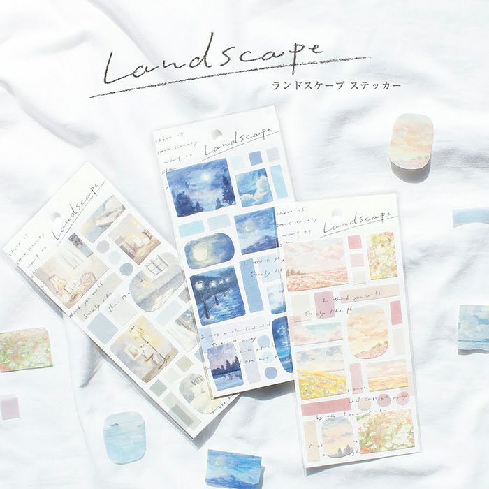 Landscape Stickers - Morning Calm by Mind Wave | Papertail Fox