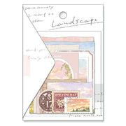Landscape Flake Stickers - Madder Clouds by Mind Wave | Papertail Fox