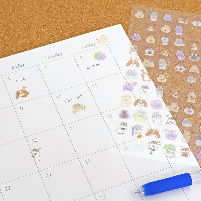 Mood Icon Stickers - Rabbit by Mind Wave | Papertail Fox