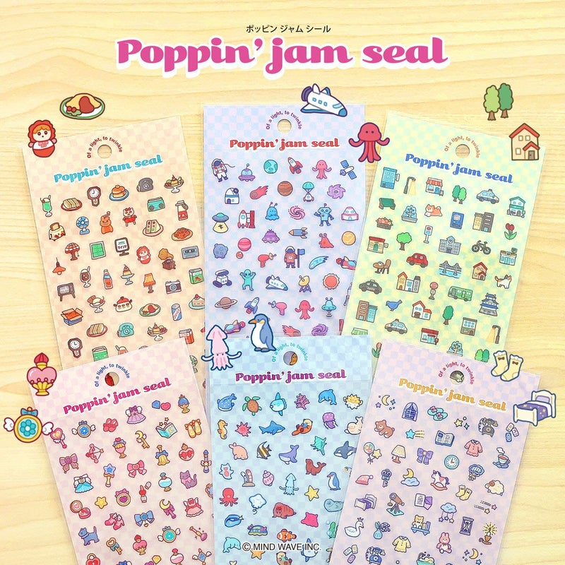 Poppin Jam Stickers - Marine Life by Mind Wave | Papertail Fox