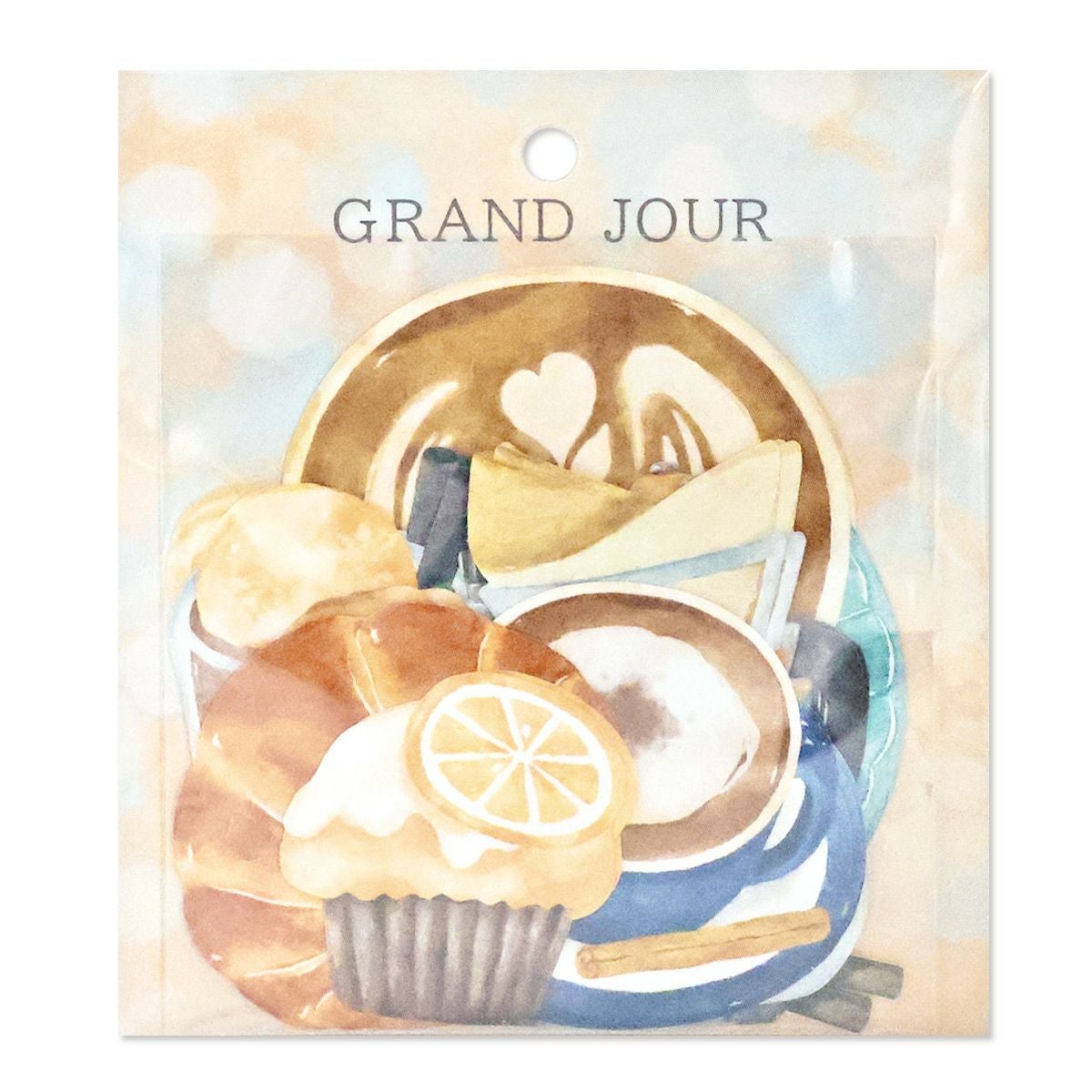 Grand Jour Flake Stickers - Coffee by Mind Wave | Papertail Fox