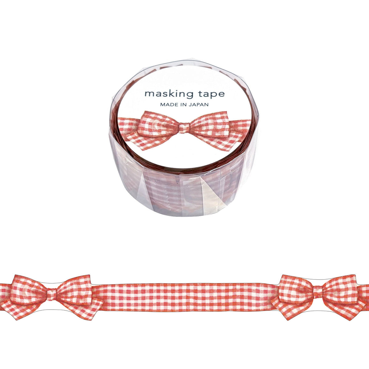 Red Gingham Ribbon Die-Cut Washi Tape by Mind Wave | Papertail Fox