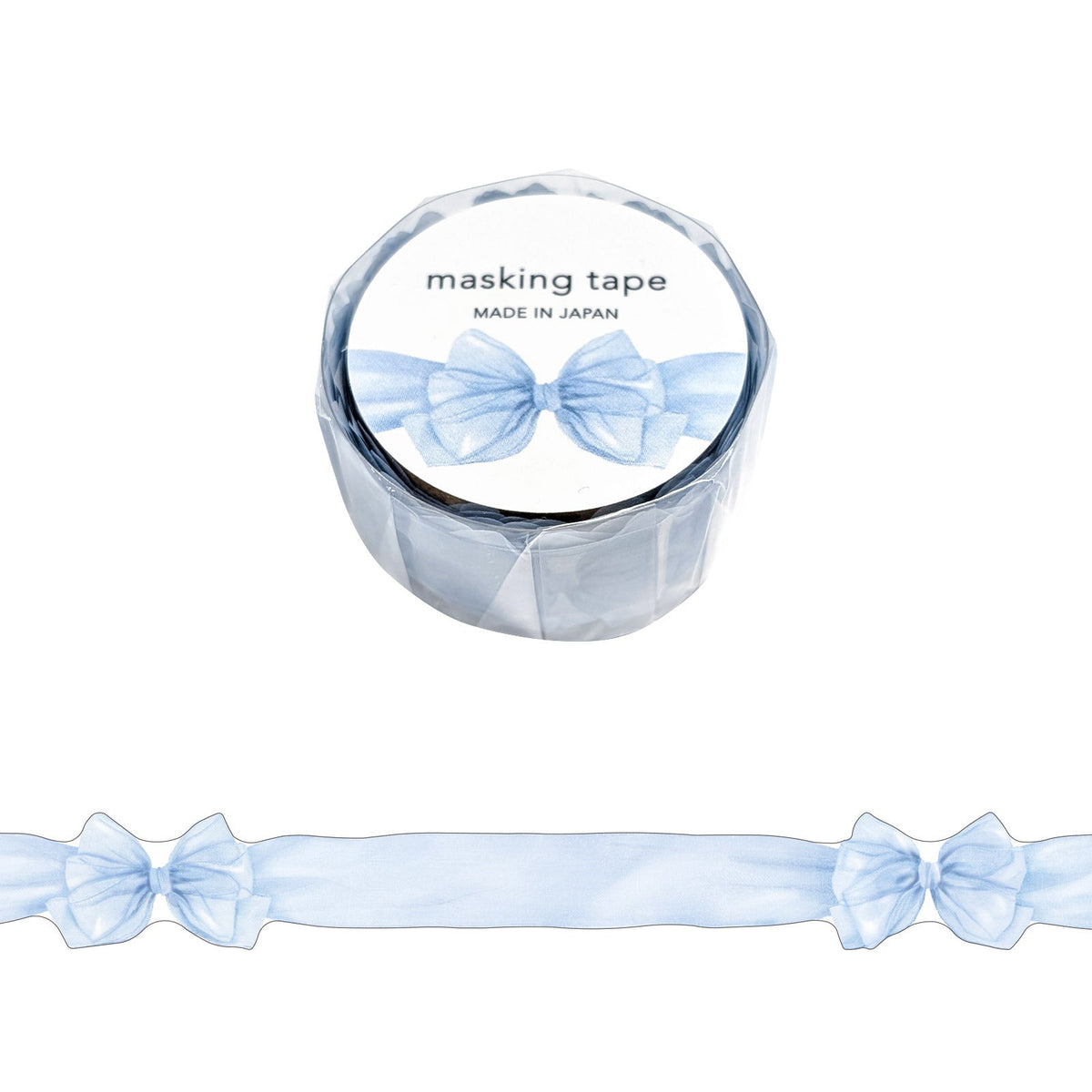 Blue Organza Ribbon Die-Cut Washi Tape by Mind Wave | Papertail Fox