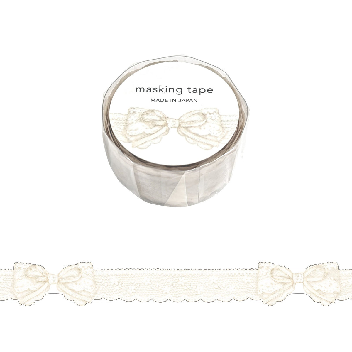 White Lace Ribbon Die-Cut Washi Tape by Mind Wave | Papertail Fox