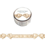 Beige Satin Ribbon Die-Cut Washi Tape by Mind Wave | Papertail Fox