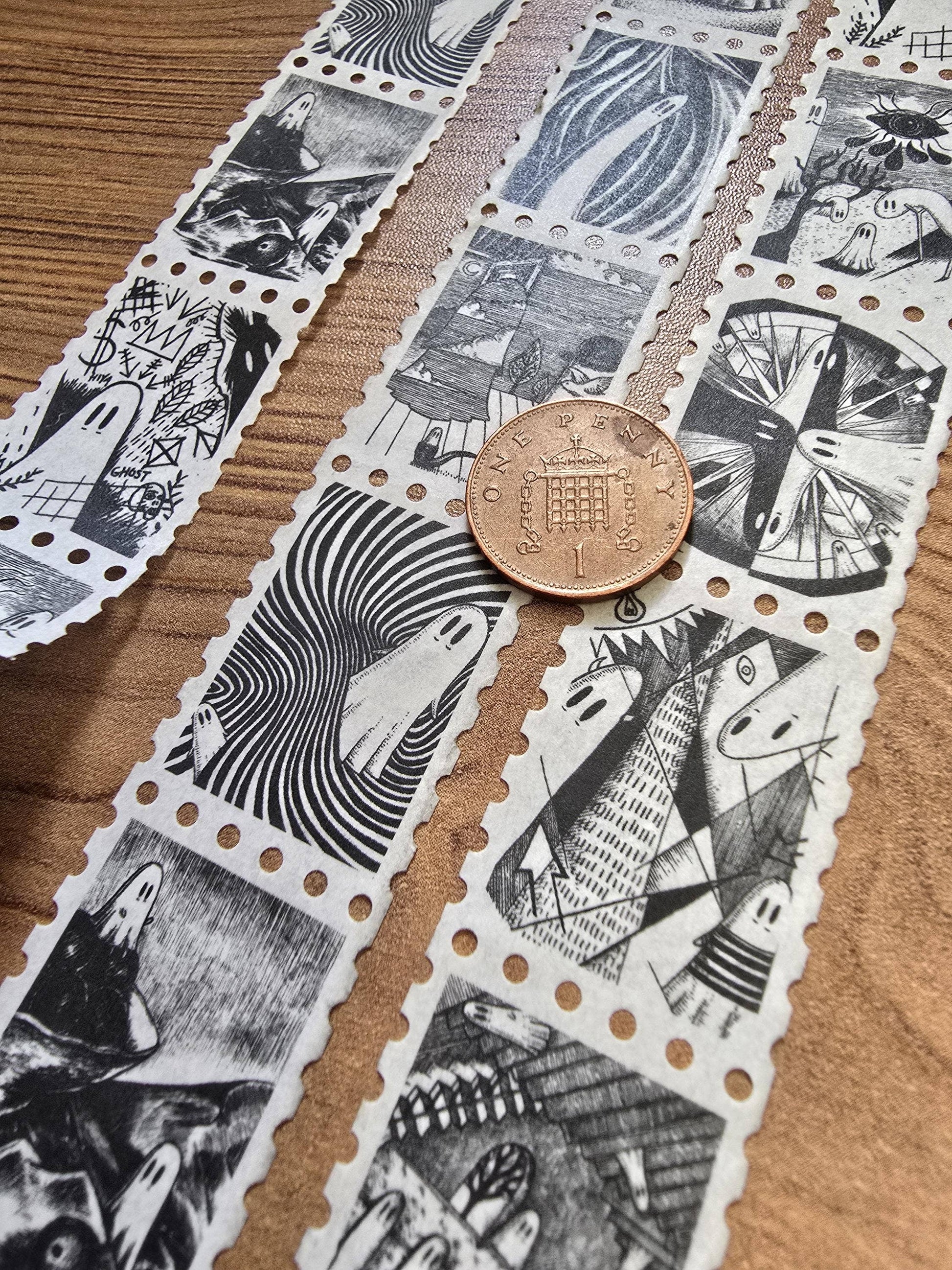 Creative Spirits Stamp Washi Tape #2 - Ghosts of Art History by Jon Turner | Papertail Fox