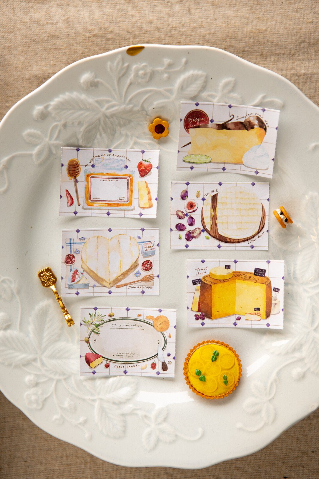 Cheese Lover Sticker Memo Roll by OURS | Papertail Fox