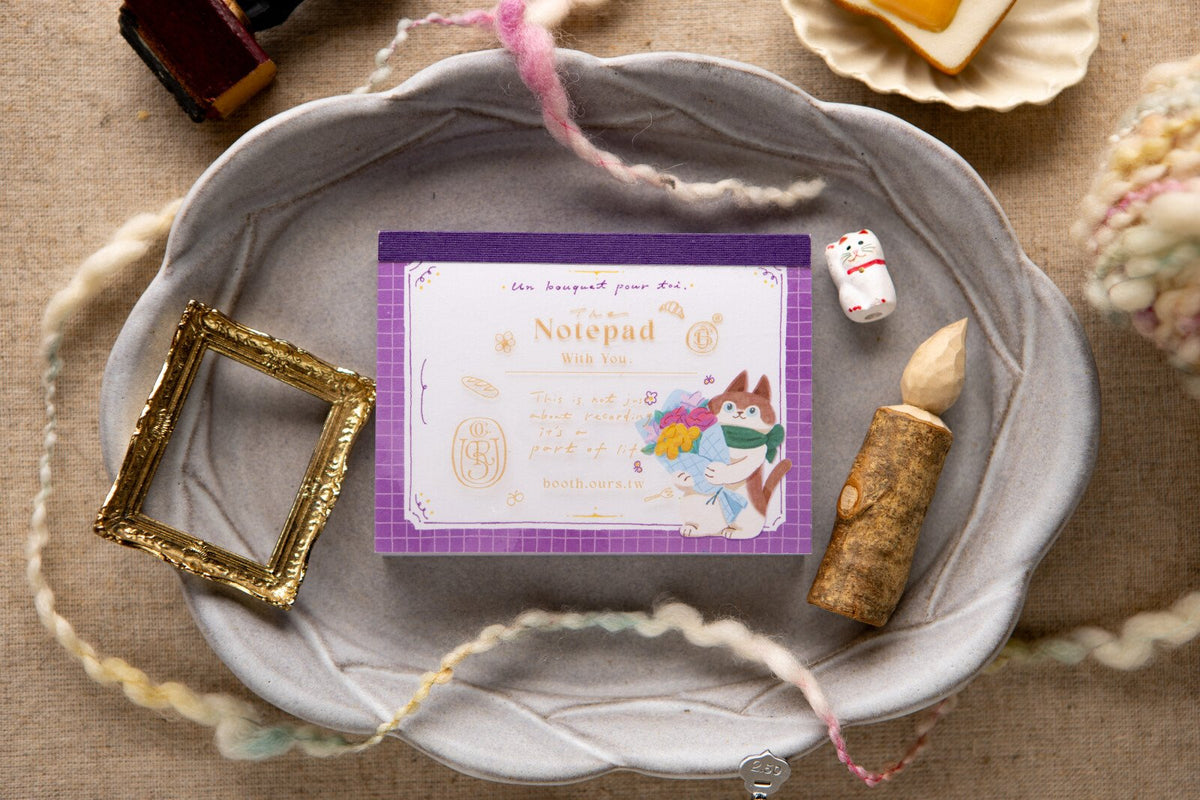 With You Memo Pad by OURS | Papertail Fox