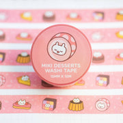 Miki The Bunny Desserts Washi Tape | Robot Dance Battle - Papertail Fox