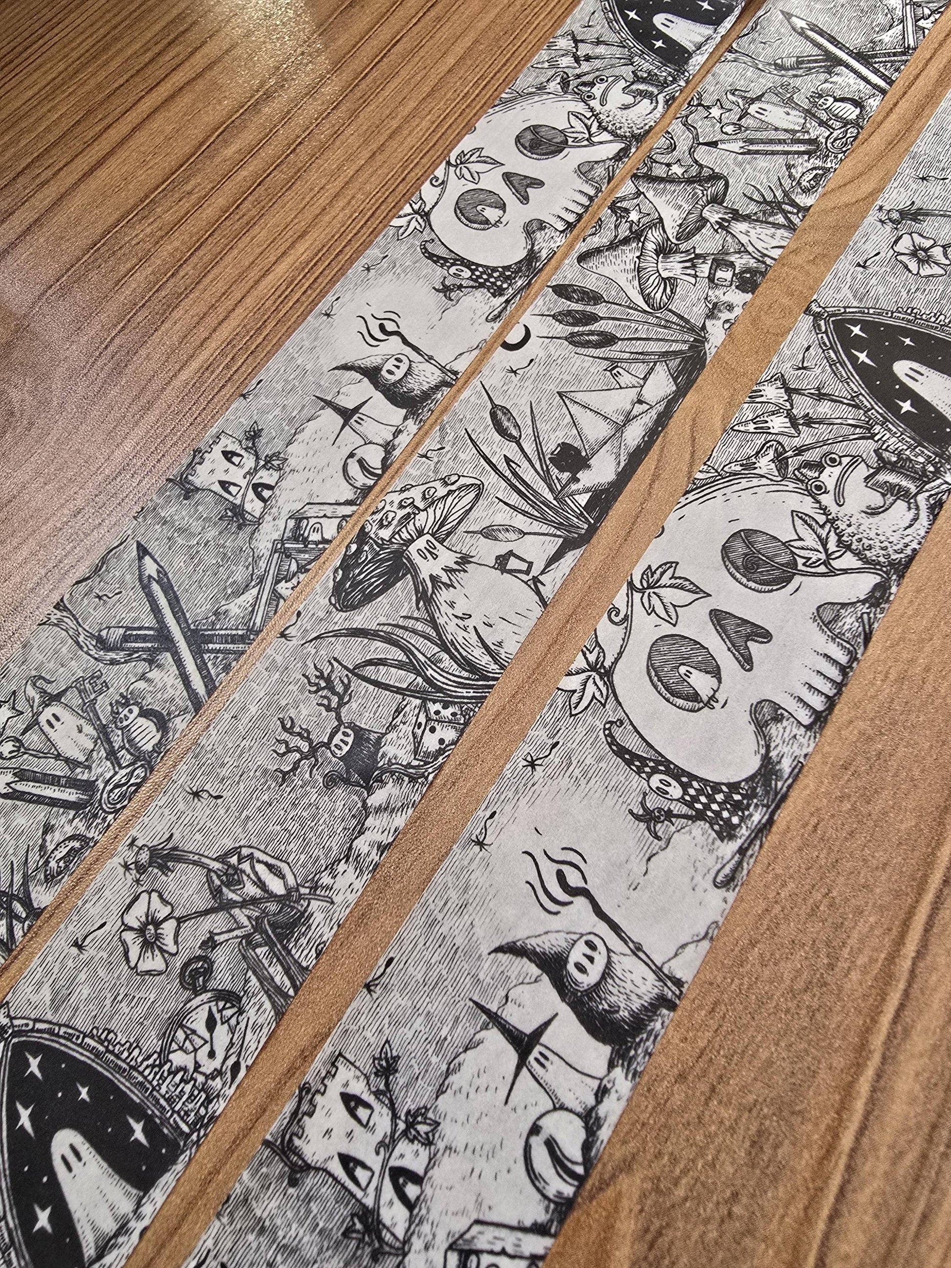 Infinite Oddities Extra Wide Spooky Fantasy Washi Tape by Jon Turner | Papertail Fox