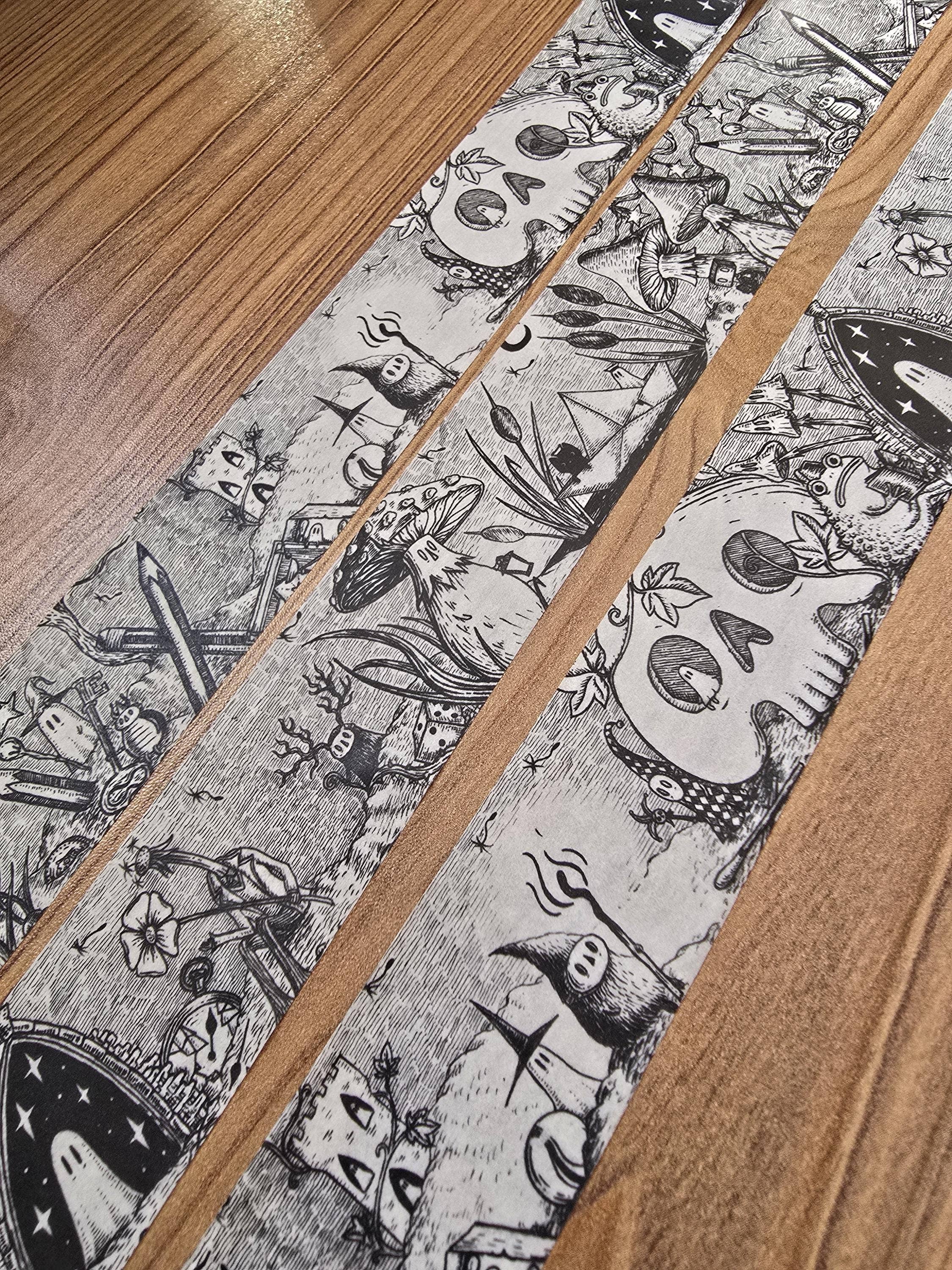 Infinite Oddities Extra Wide Spooky Fantasy Washi Tape by Jon Turner | Papertail Fox