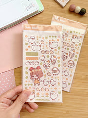 Duck Friends Sticker Sheet no.084 by Cherry Rabbit | Papertail Fox