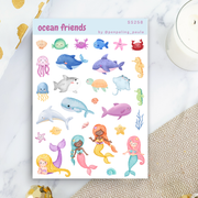 Penpaling Paula: Ocean Friends - Sticker Sheet