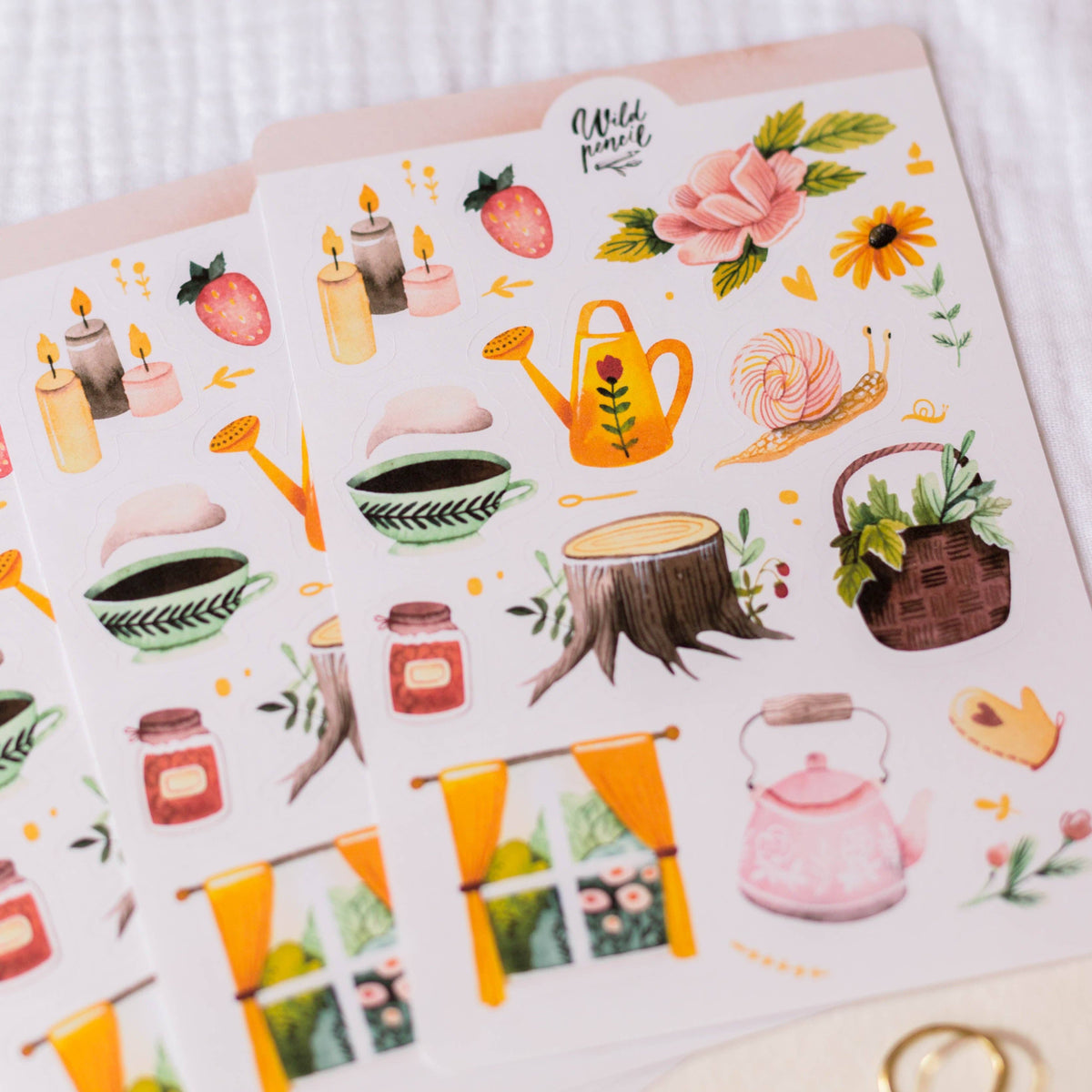 At Grandma's Sticker Sheet | Wild Pencil Studio