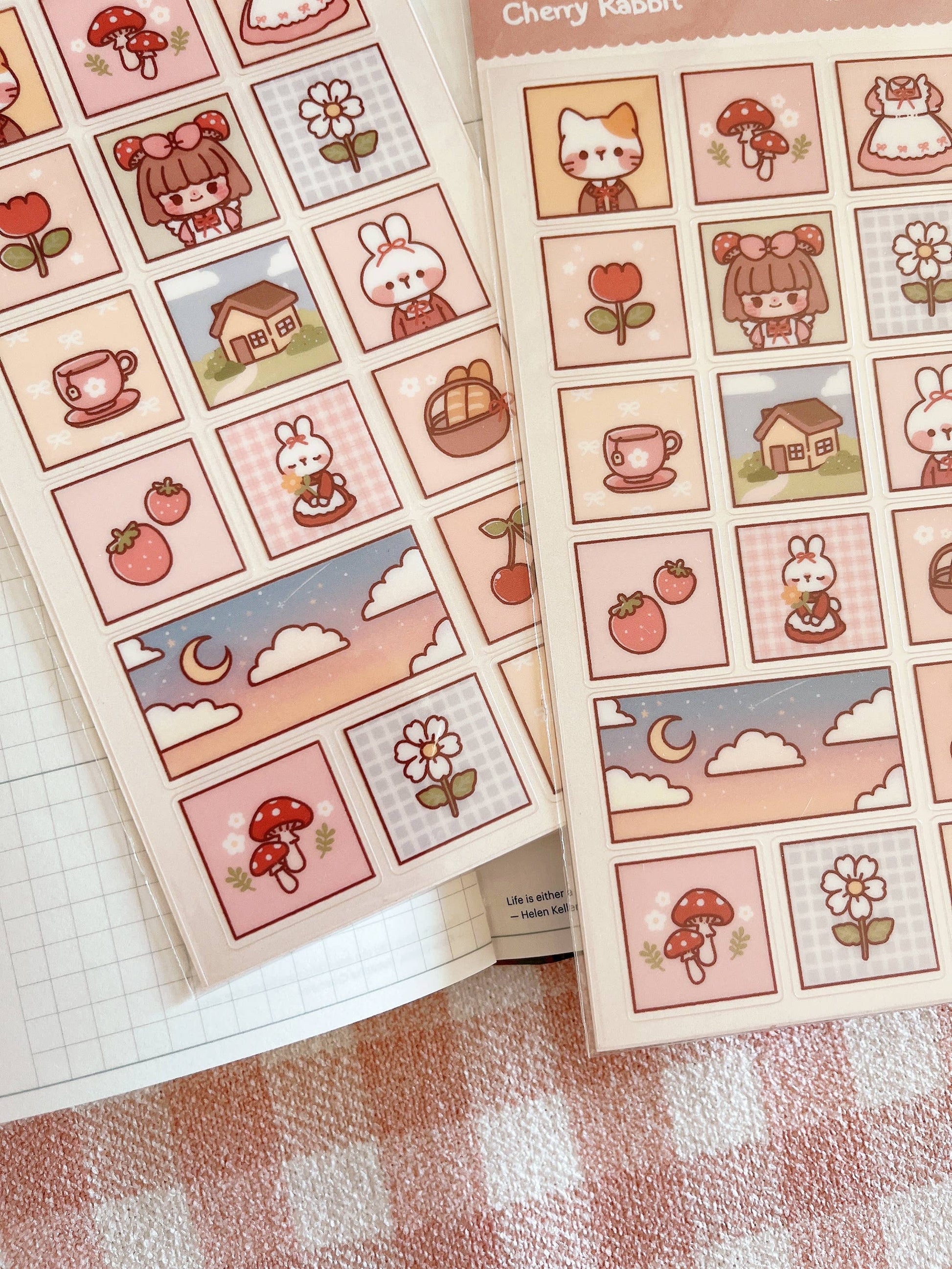 Lovely Cottage Sticker Sheet no.023 by Cherry Rabbit | Papertail Fox