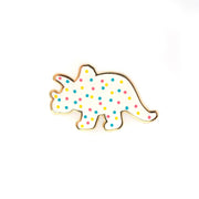 Triceratops Cookie Enamel Pin | LuxCups Creative