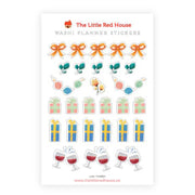 Gift Planner Washi Stickers by The Little Red House | Papertail Fox