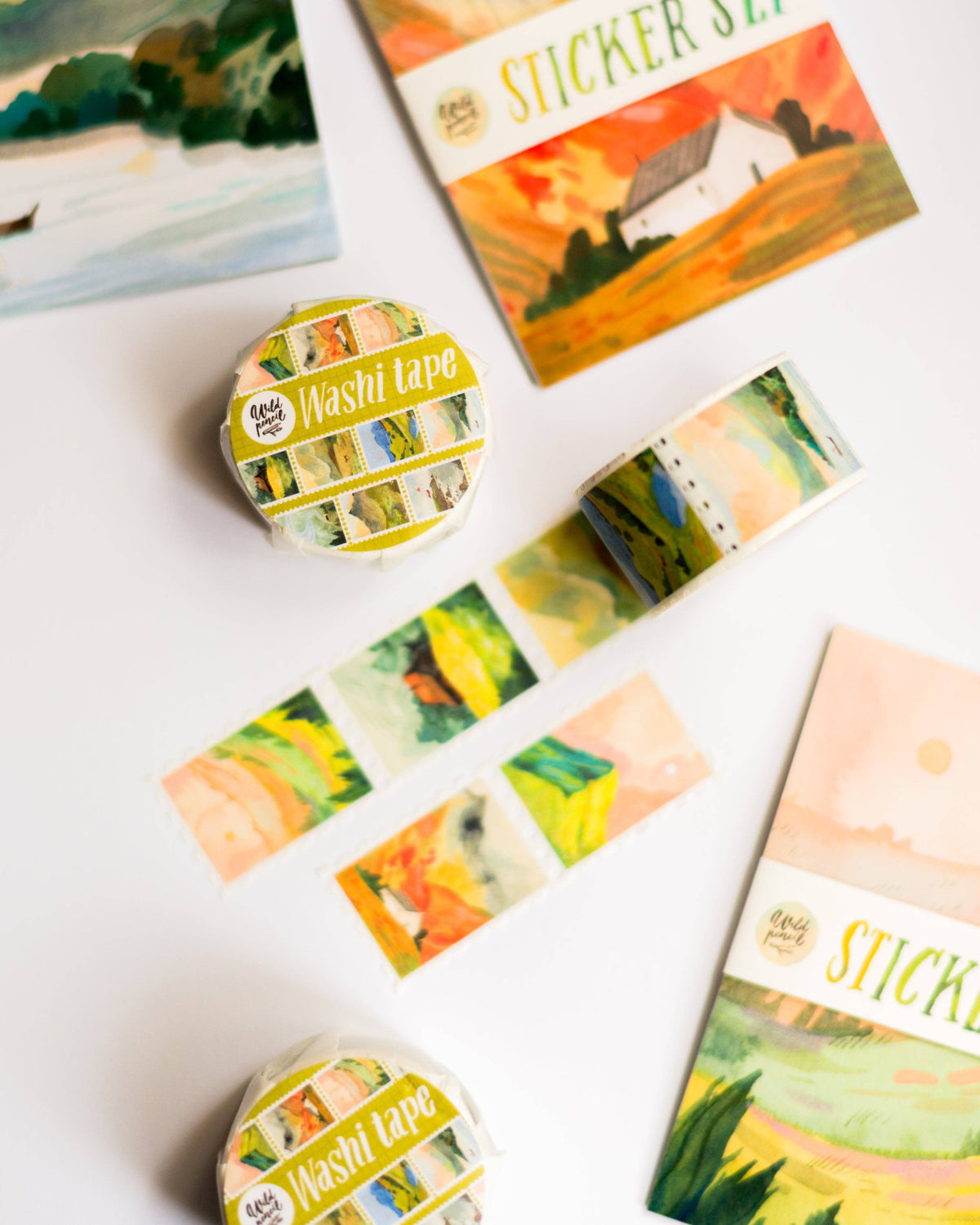 Landscapes Washi Tape | Wild Pencil Studio