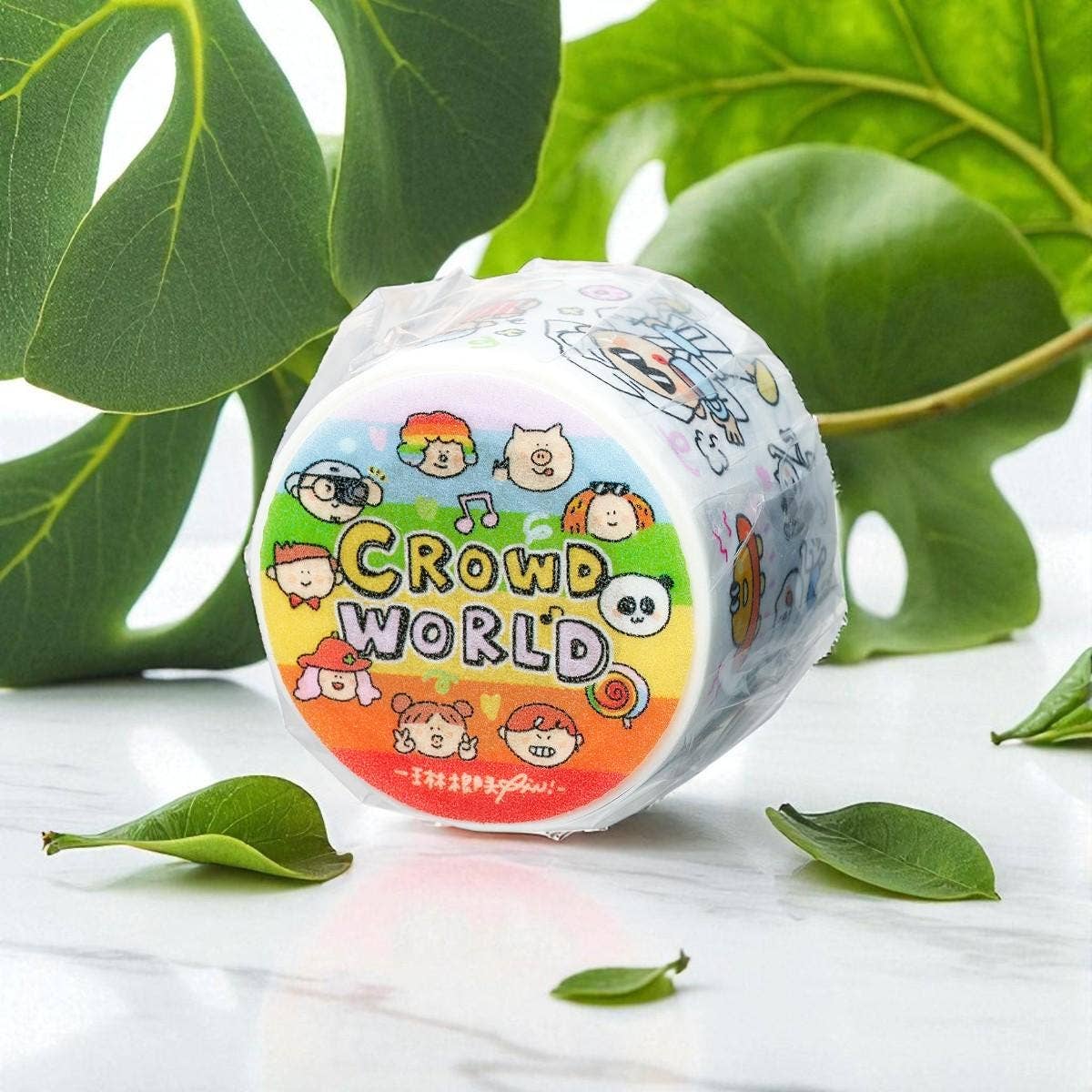 Crowd World Washi Tape by RiN! Studio | Papertail Fox