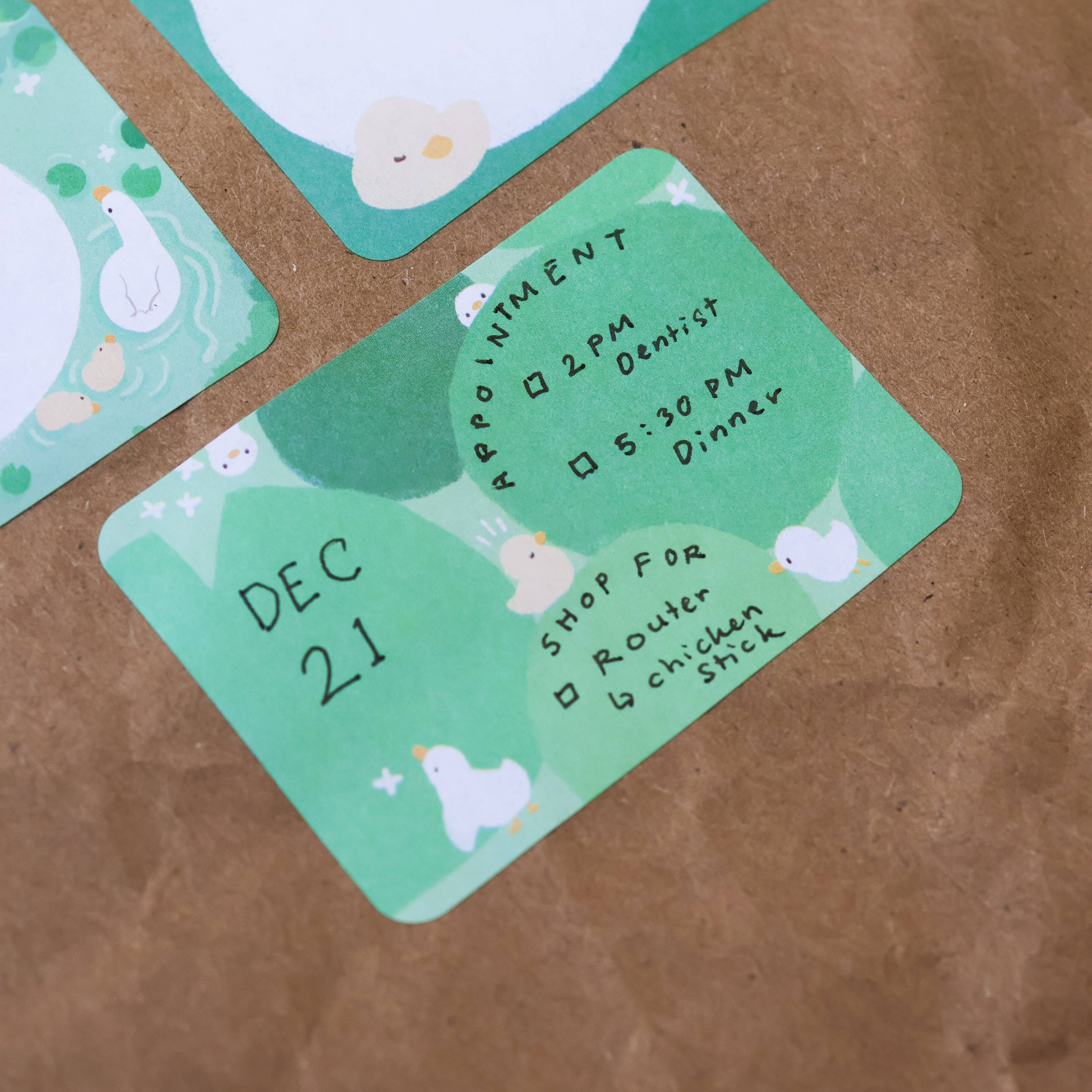 Ducks in Koi Pond Paper Roll Labels by Thousand Skies | Papertail Fox