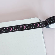 Black and Silver Galaxy Washi Tape by Nutmeg and Arlo | Papertail Fox