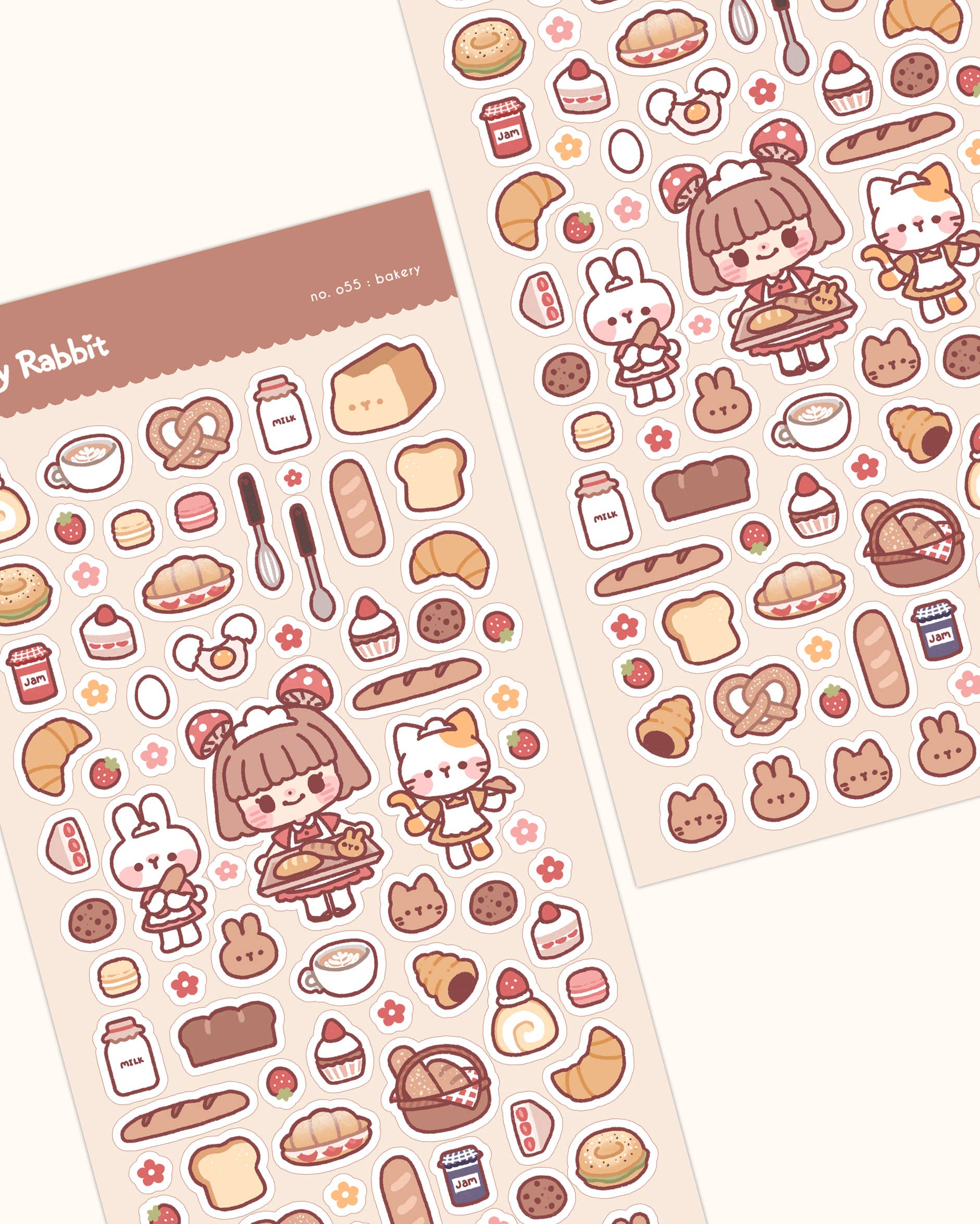 Bakery Sticker Sheet no.055 by Cherry Rabbit | Papertail Fox