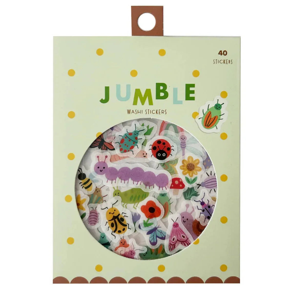 Bugs Jumble Washi Flake Stickers by Girl of All Work | Papertail Fox
