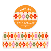 Fall Starburst Harlequin Washi Tape by Little Lefty Lou | Papertail Fox