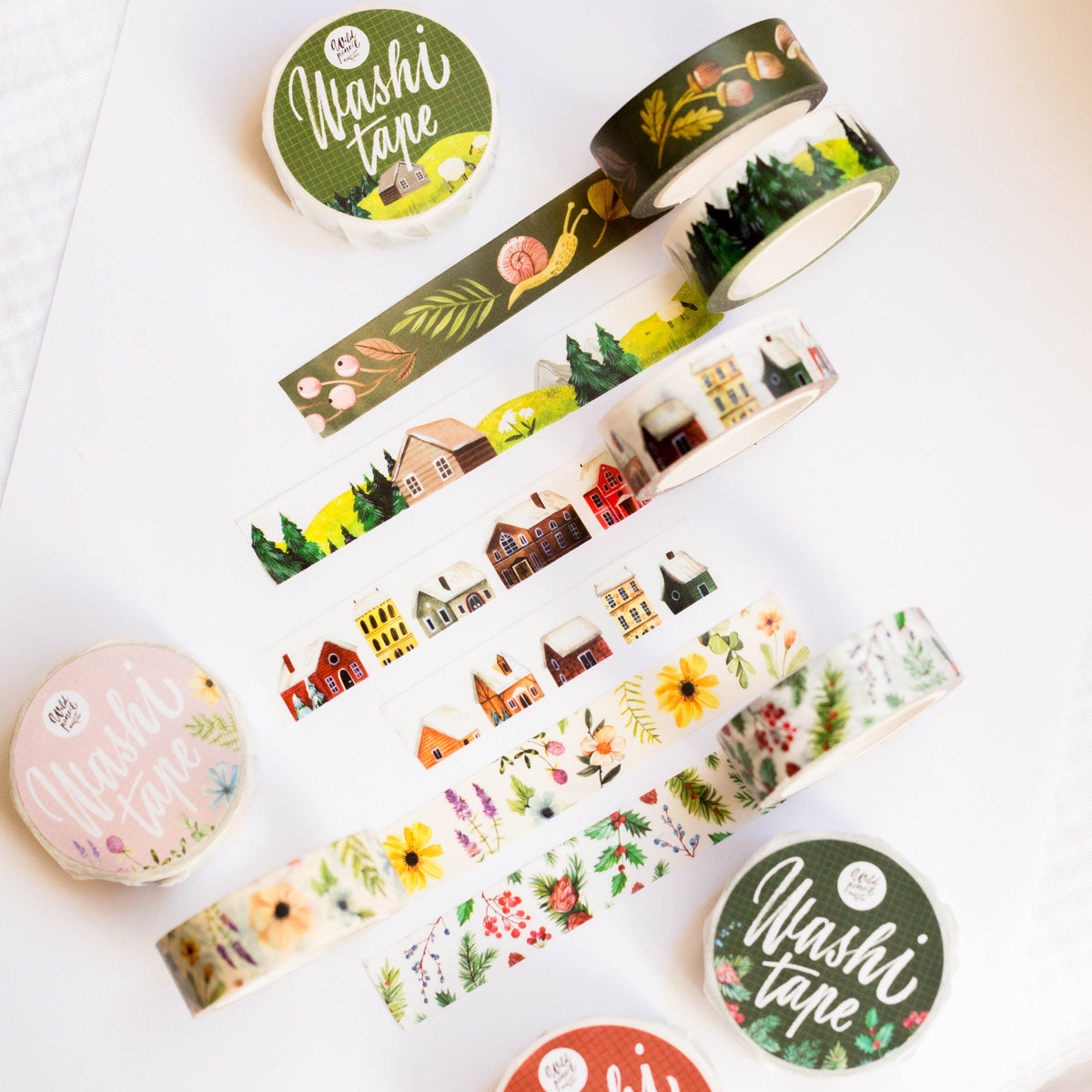 Winter Town Washi Tape | Wild Pencil Studio