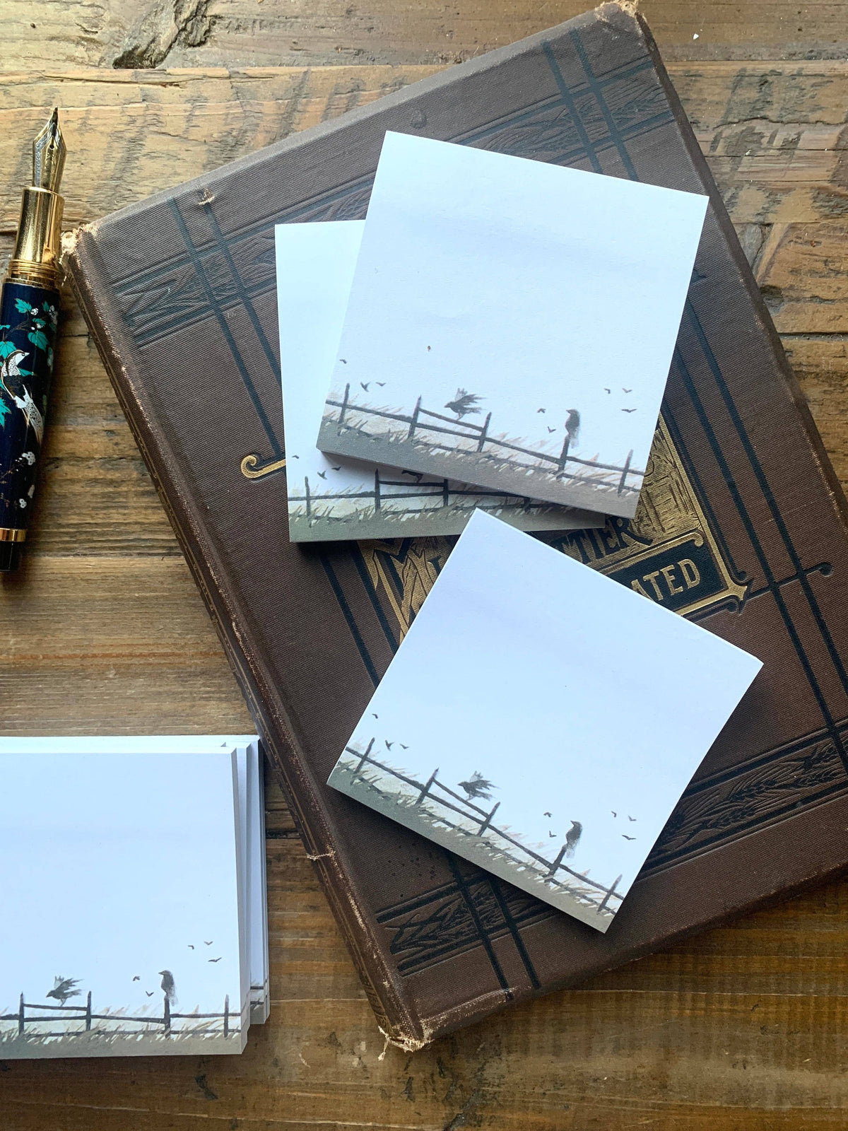 Harvest Sticky Notes by The Creeping Moon | Papertail Fox