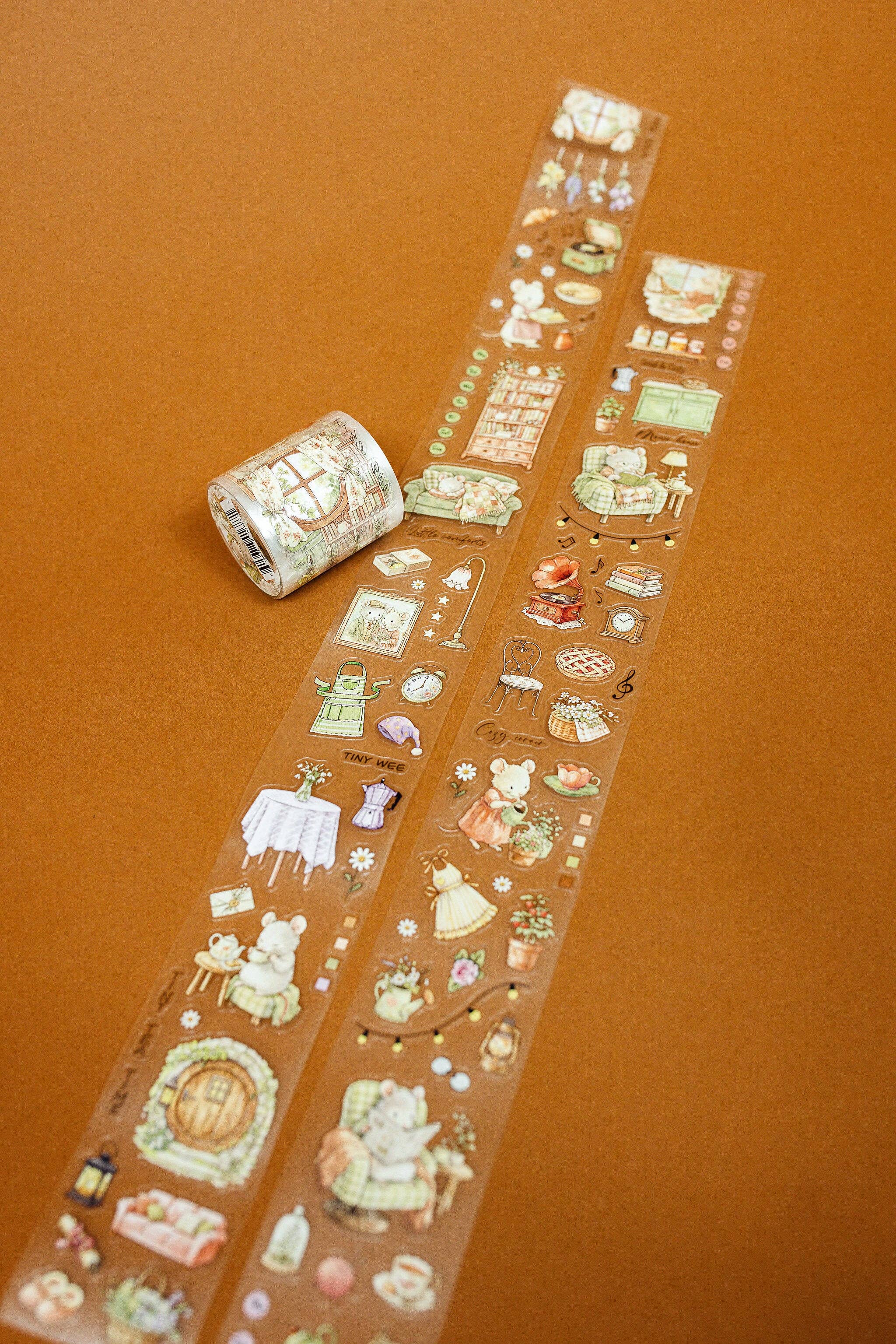 In a Cozy House Transparent Tape | CoraCreaCrafts
