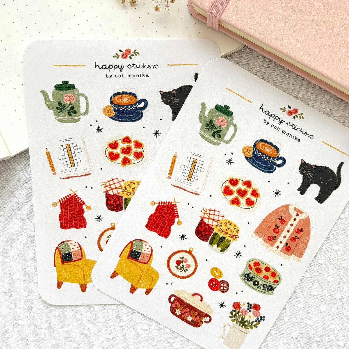 Granny Things Sticker Sheet | Och Monika