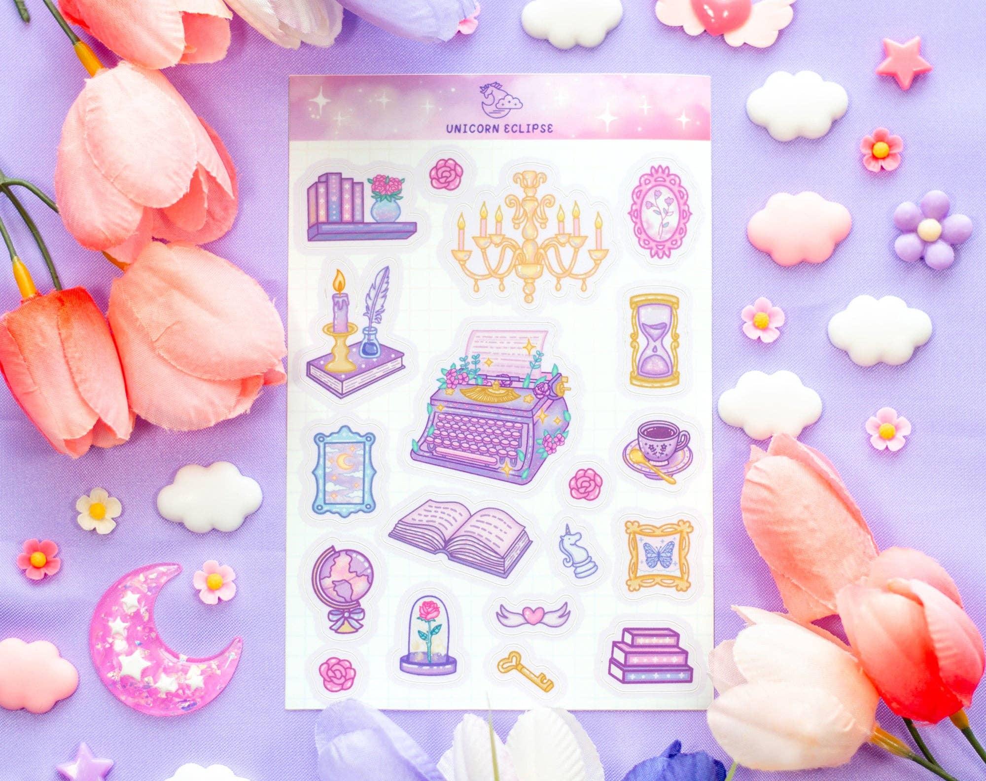 Pastel Academia Sticker Sheet – Papertail Fox