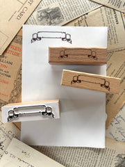 Scroll Banner Rubber Stamp by The Creeping Moon | Papertail Fox