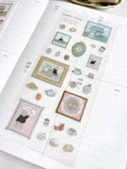 Kuboandlucy x Dana Ate Oatmeal Kubo Cafe Sticker Sheet | Kubo and Lucy - Papertail Fox