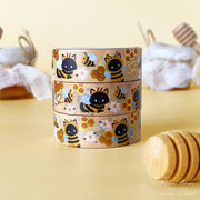 Bee Cats Gold Foil Washi Tape by Meow Amor Creative | Papertail Fox