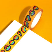 Rainbow Love Washi Tape by New Heights Studio | Papertail Fox