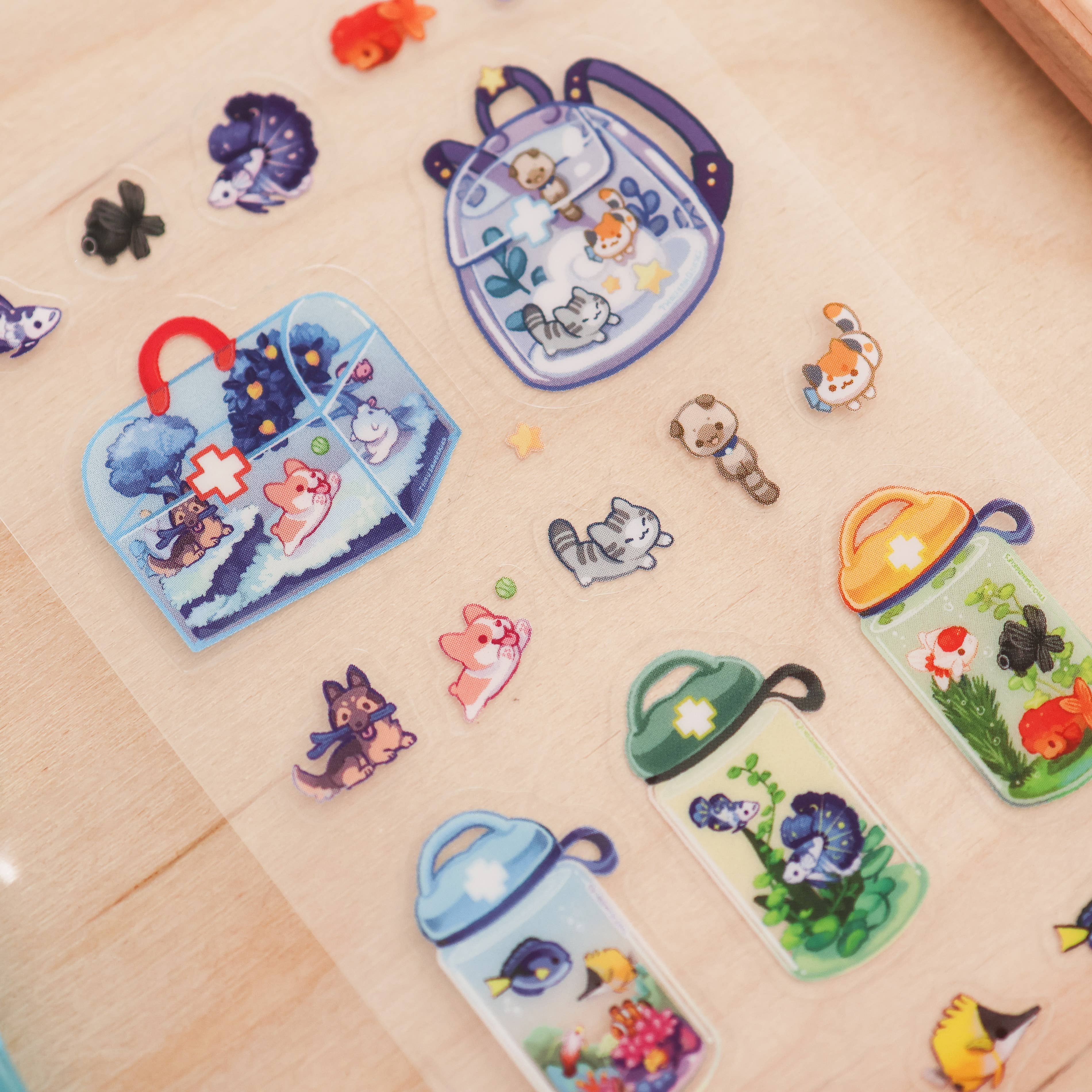 First Aid Kit Clear Sticker Sheet by Thousand Skies | Papertail Fox