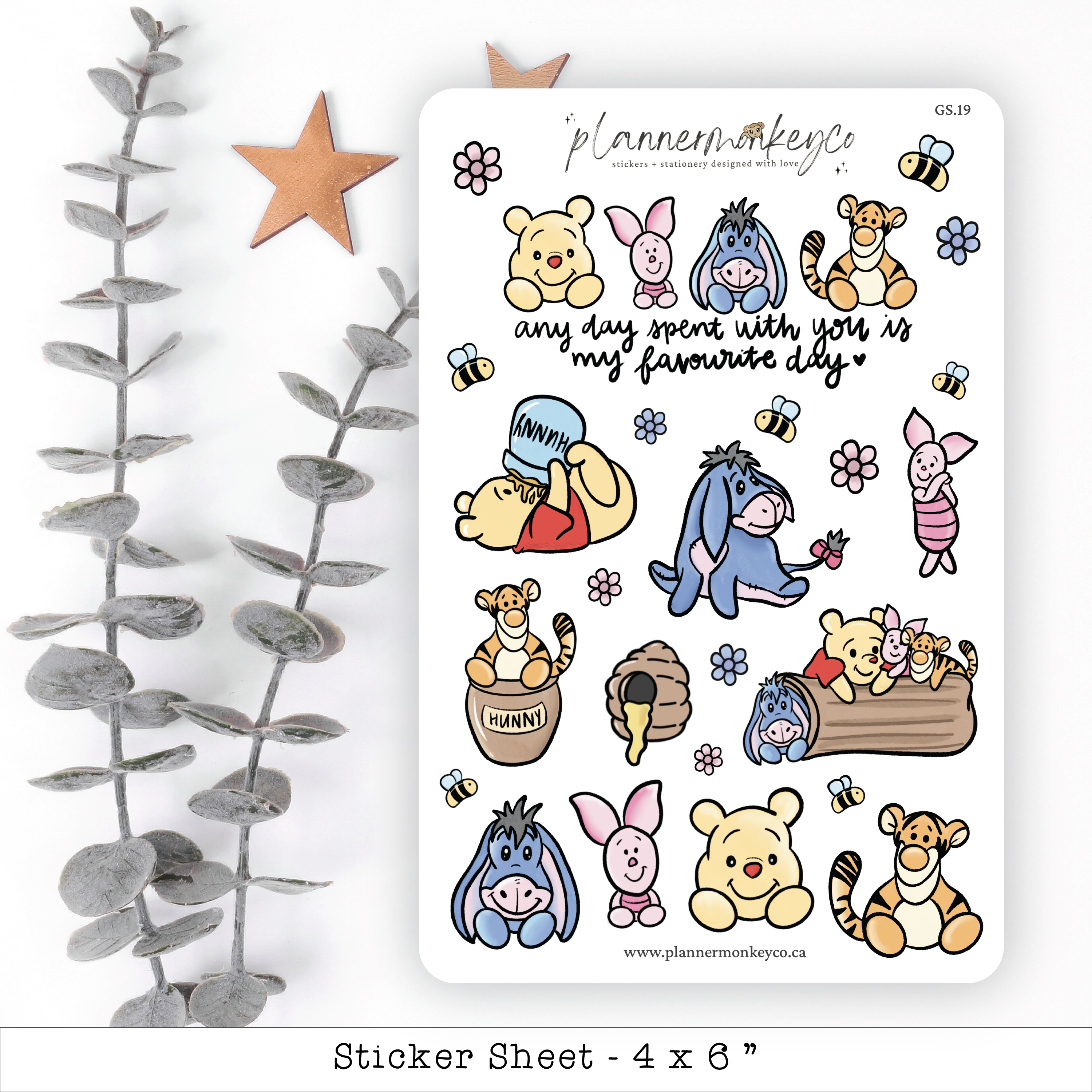 Spring Friends Deco Stickers | Planner Monkey Co