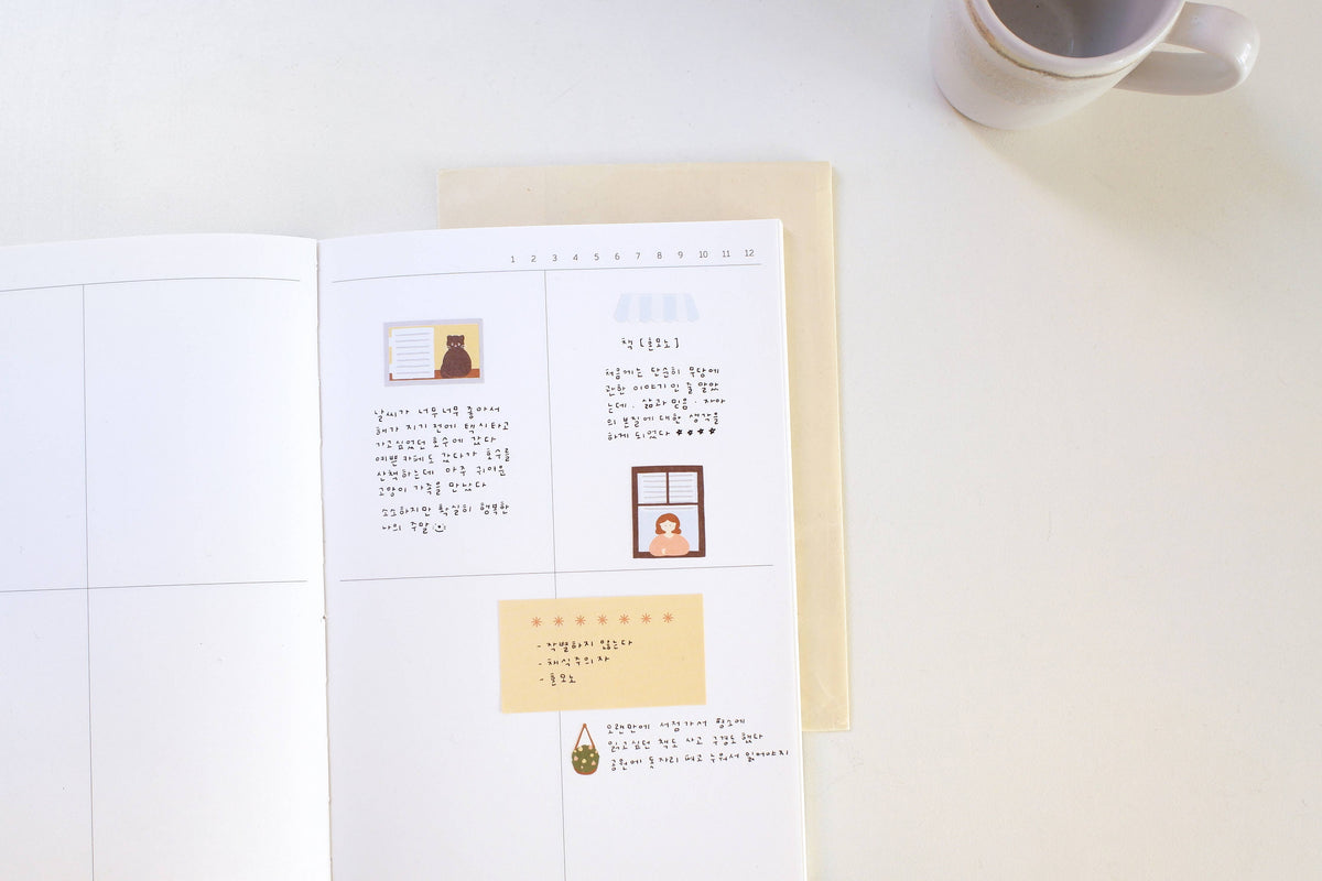 Soft Lines 3 Pad Sticky Memo Set | Suatelier