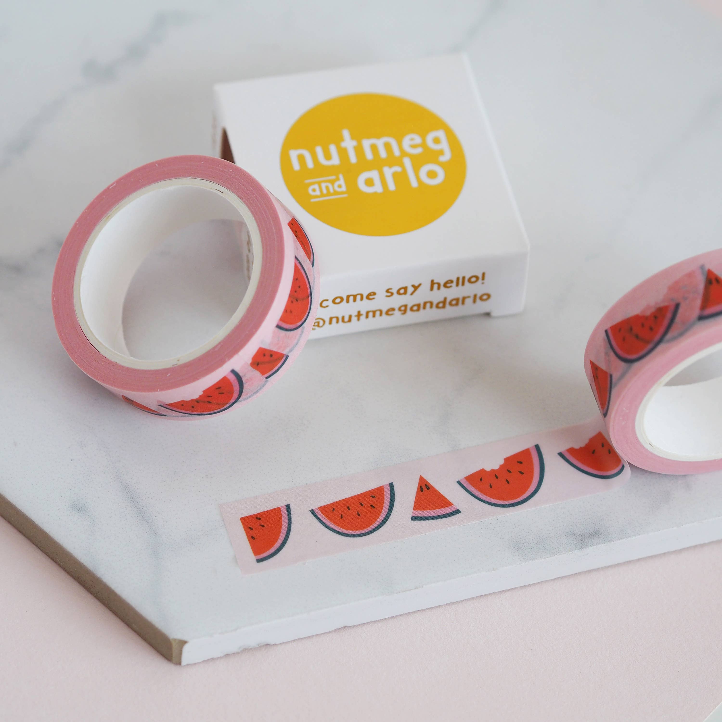Watermelon Sugar Washi Tape | Nutmeg and Arlo
