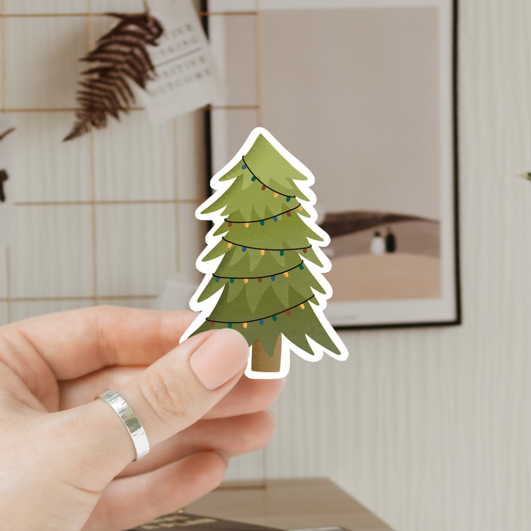 Pine Tree Vinyl Sticker | Tilda & Theo