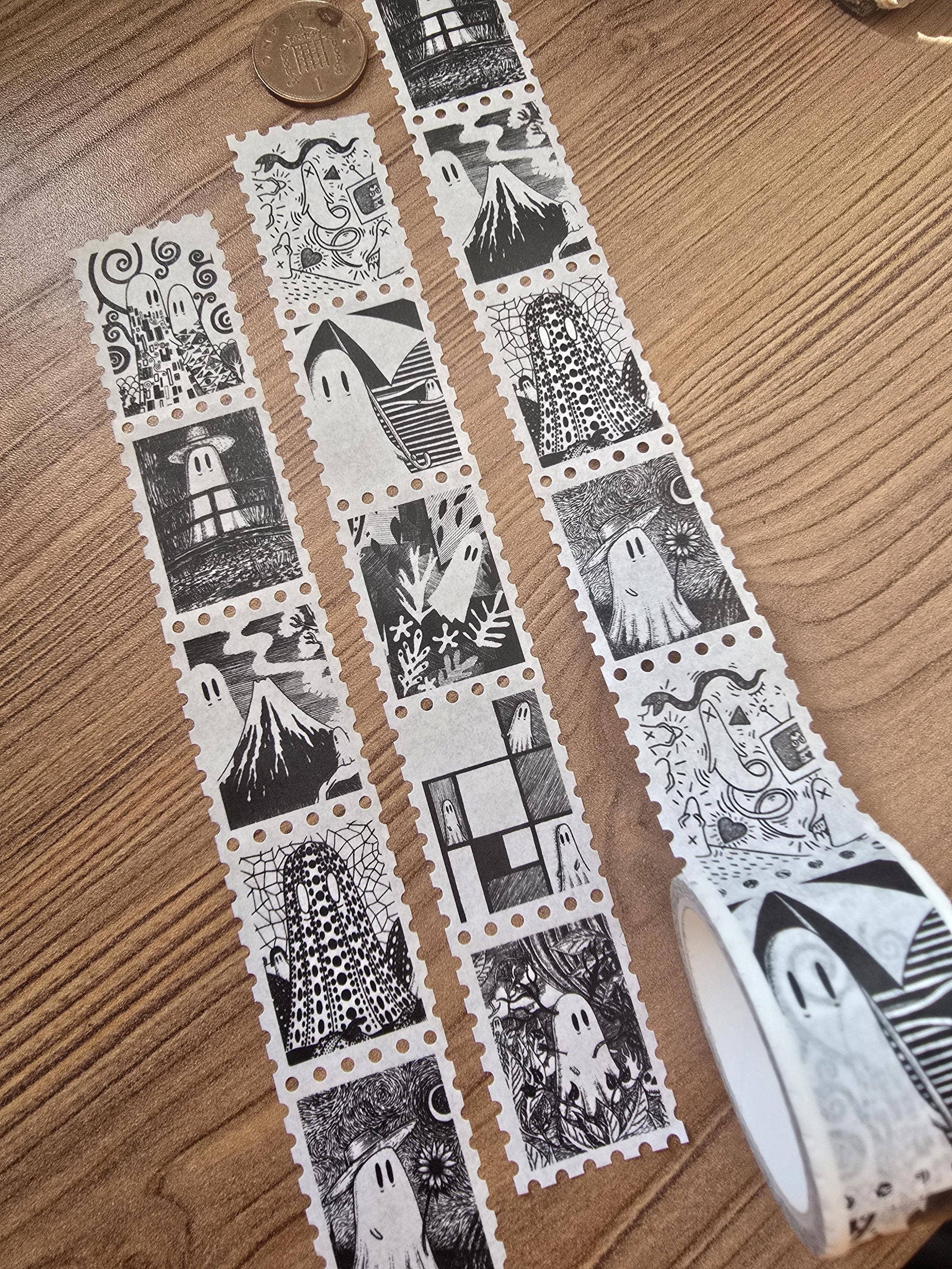 Creative Spirits Stamp Washi Tape #1 - Ghosts of Art History by Jon Turner | Papertail Fox