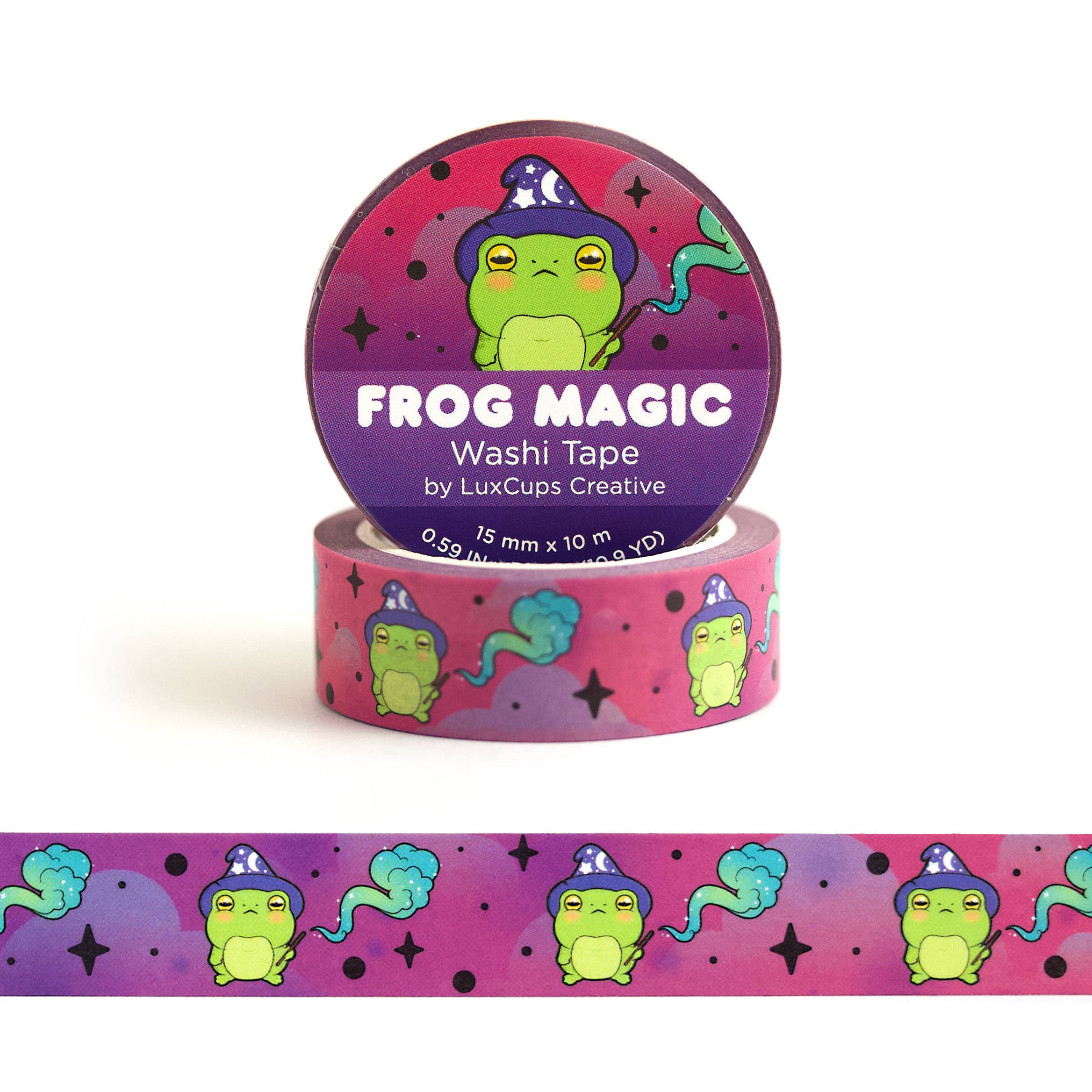 Frog Magic Washi Tape by LuxCups Creative | Papertail Fox