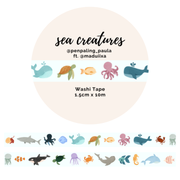 Penpaling Paula: Sea Creatures - Washi Tape