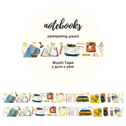 Notebooks Washi Tape | Penpaling Paula