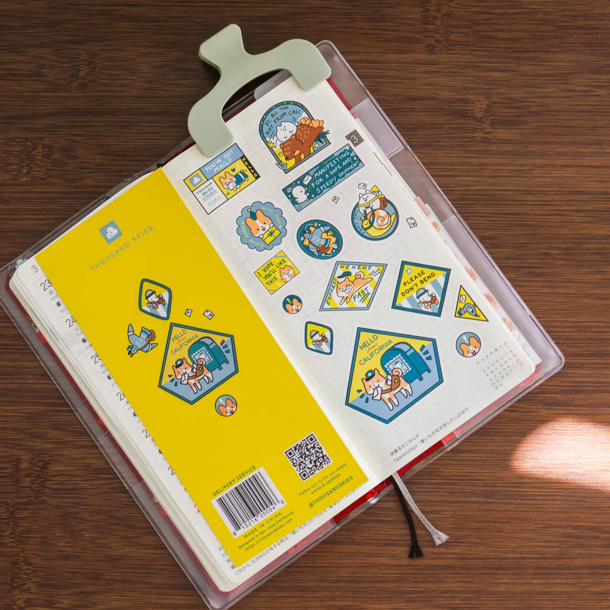 Delivery Service Clear Sticker Sheet | Thousand Skies