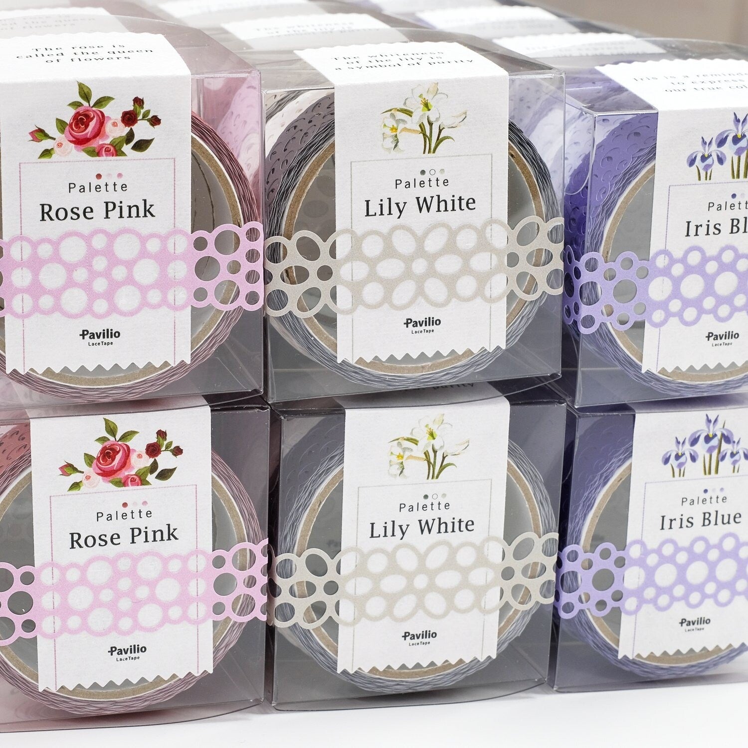 Palette Flower Iris Blue Lace Tape | Pavilio